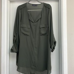 Ana 2x Olive Green Shirt